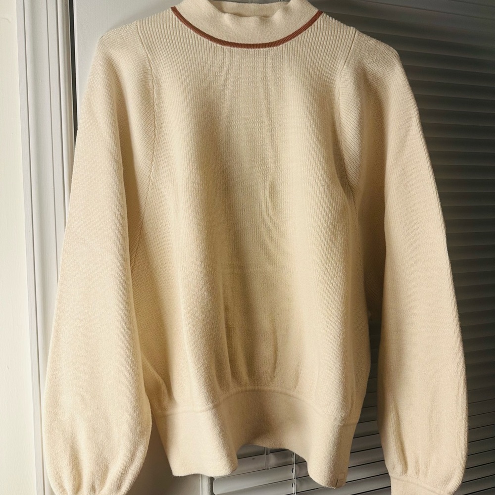 Scotch & Soda Cream Turtleneck Sweater